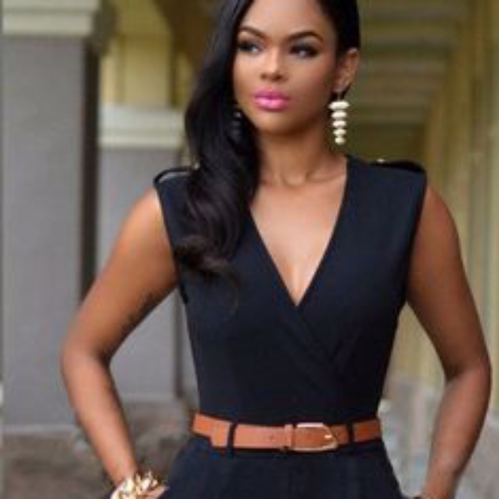 SHEIN BlackSlevless Jumpsuit XL